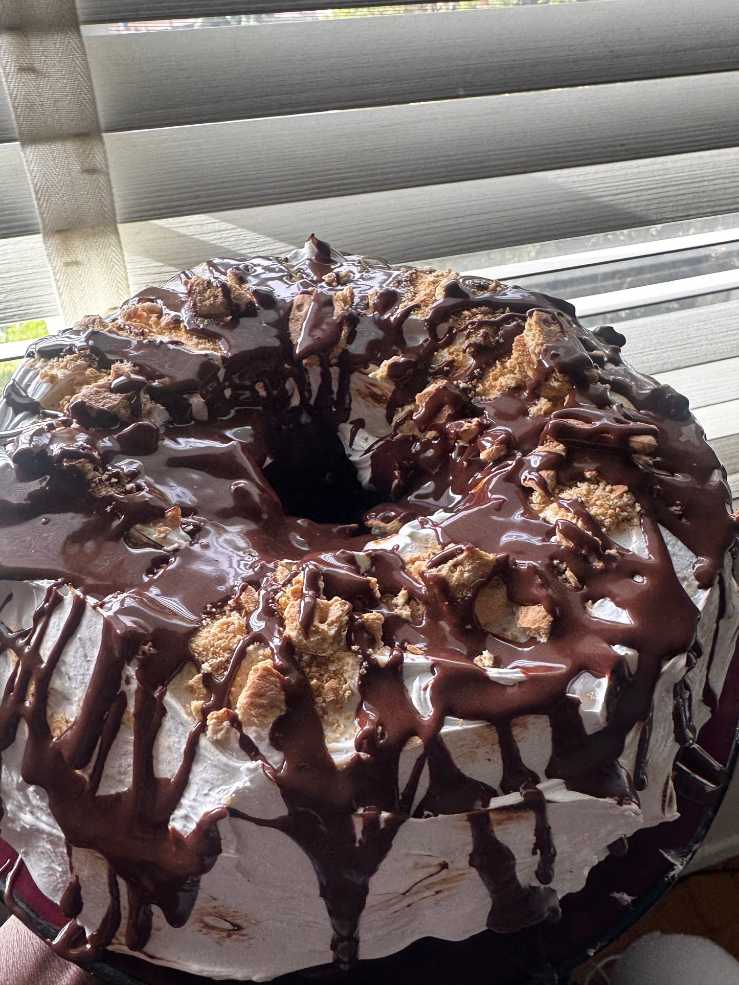 Whole S'mores Bundt Cake