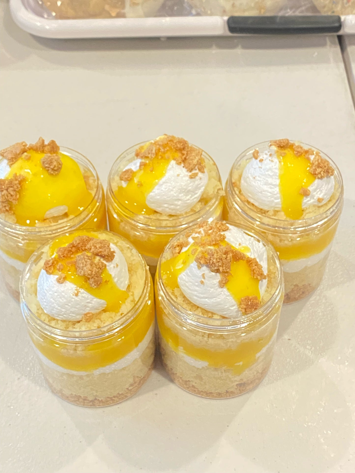 Lemon Meringue Cake Jar