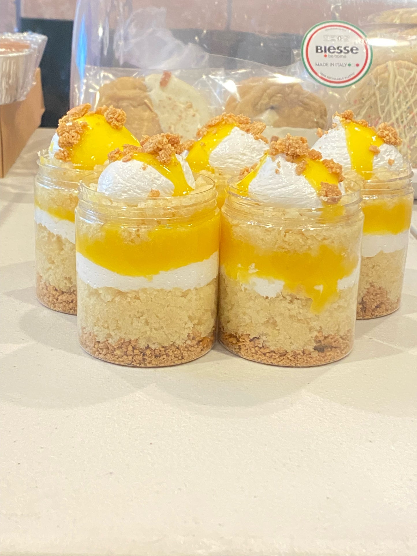 Lemon Meringue Cake Jar
